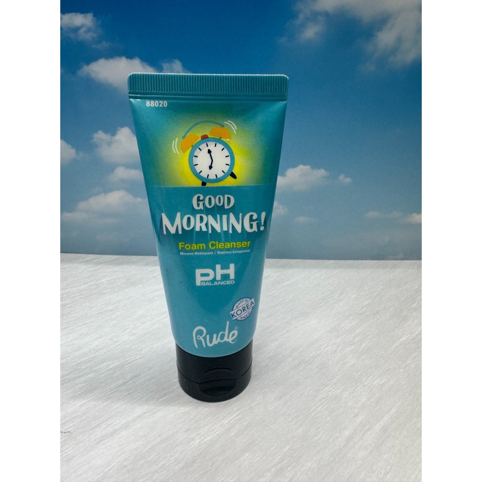 Rude Good Morning Foam Cleanser + Supergoop Glow Screen SPF 40 Skincare Bundle