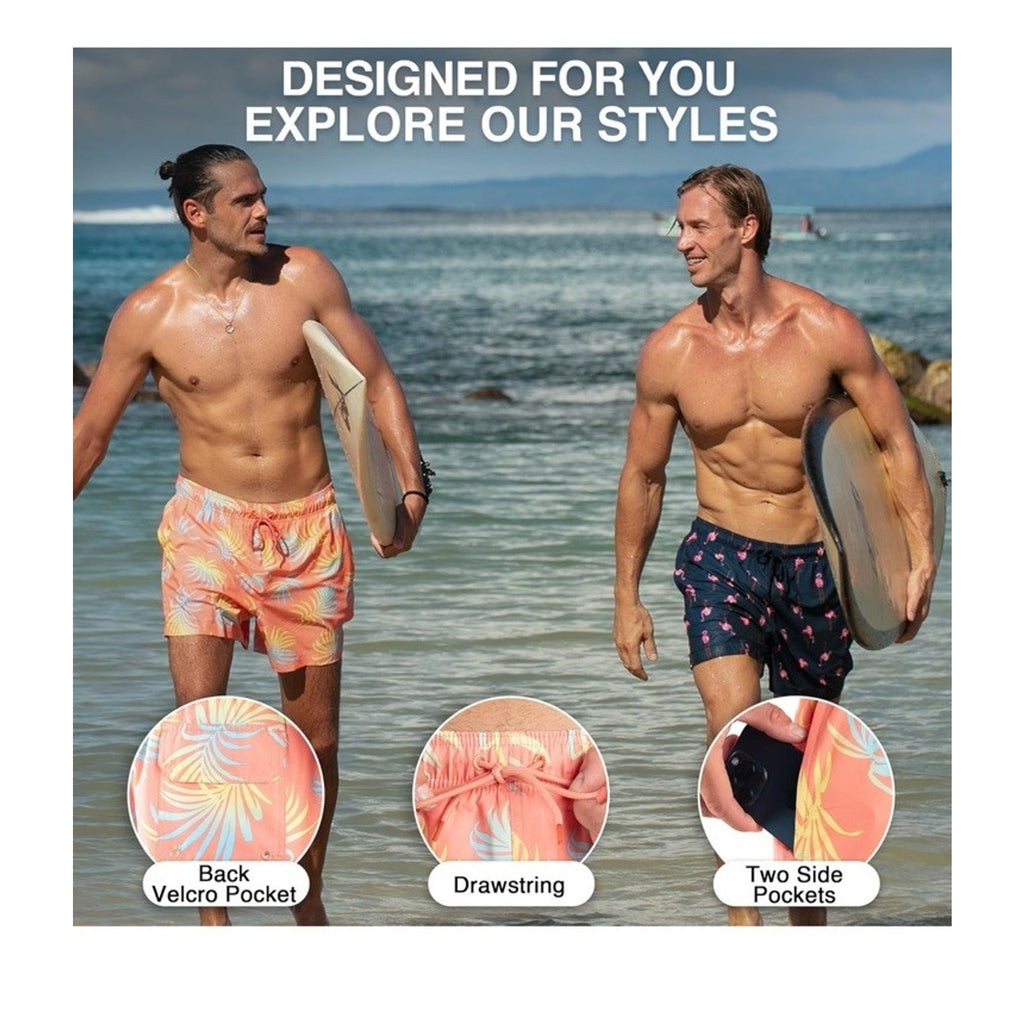 Kanu Surf Mens 5” Adventure Men’s Swim Trunks 5XL Compression Liner