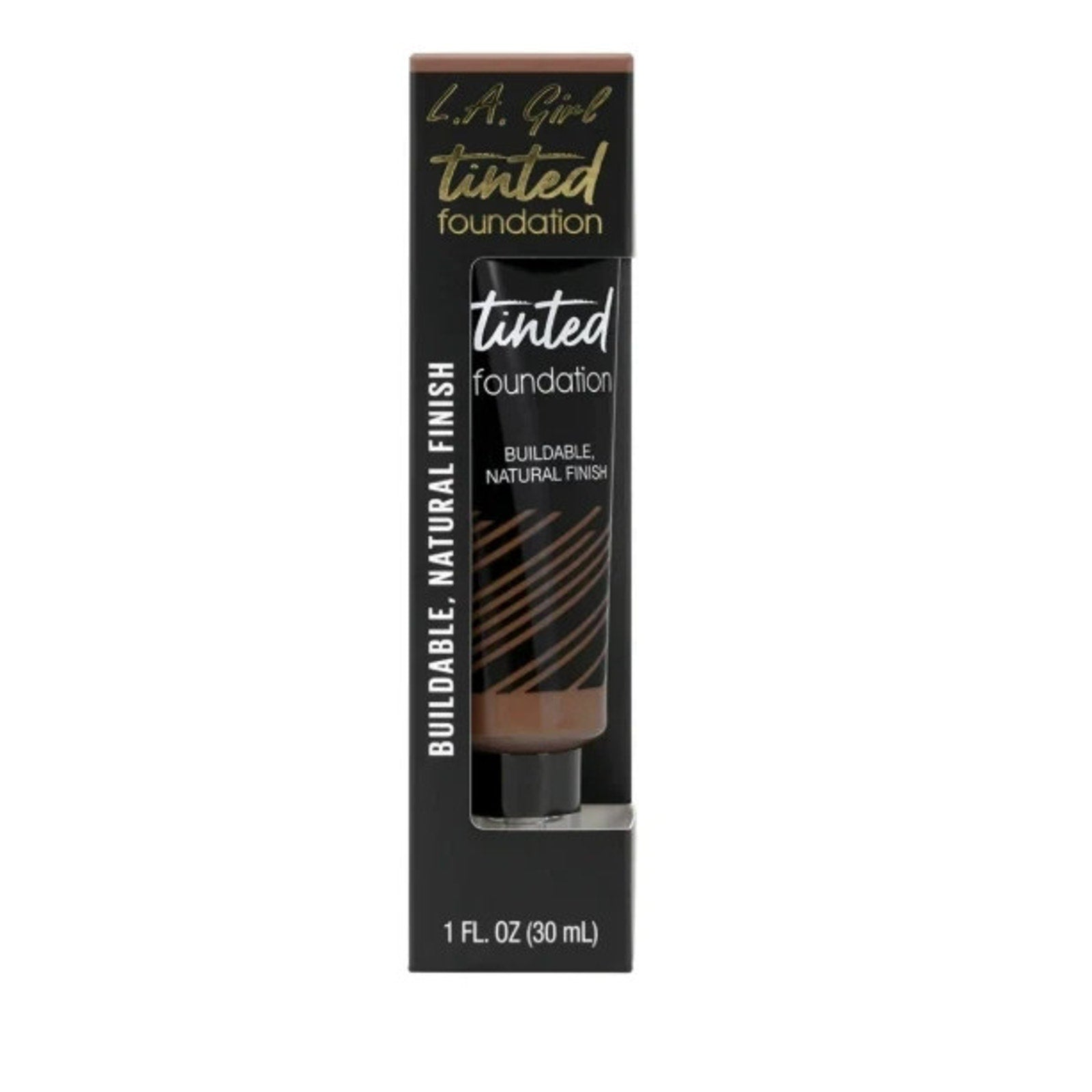 L.A. Girl Tinted Foundation Warm Sienna GLM768 Buildable Natural Finish 1oz
