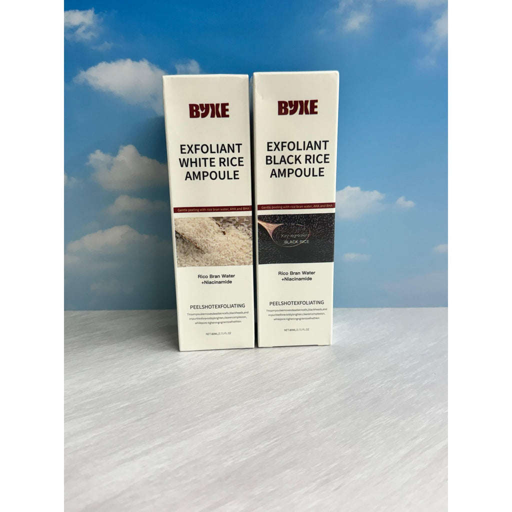 Exfoliant rice ampoule white and black rice, set of 2, 80ml