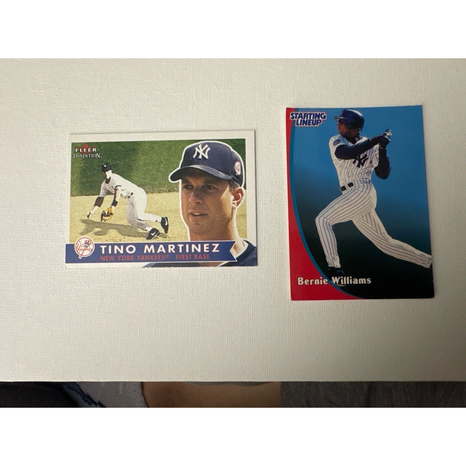 New York Yankees Baseball Card Lot Derek Jeter Bernie Williams Rivera Mixted 22