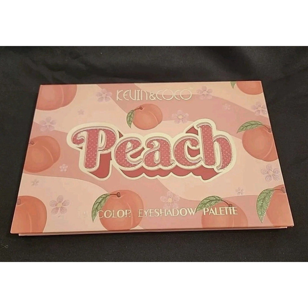 NEW KEVIN & COCO Peach Eyeshadow Palette - 19 Pan of Colors Limited Edition