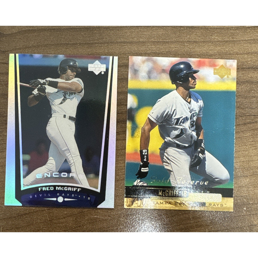 MLB Insert Lot Upper Deck Encore Gold Reserve Ionix Wade Boggs McGriff Canesco