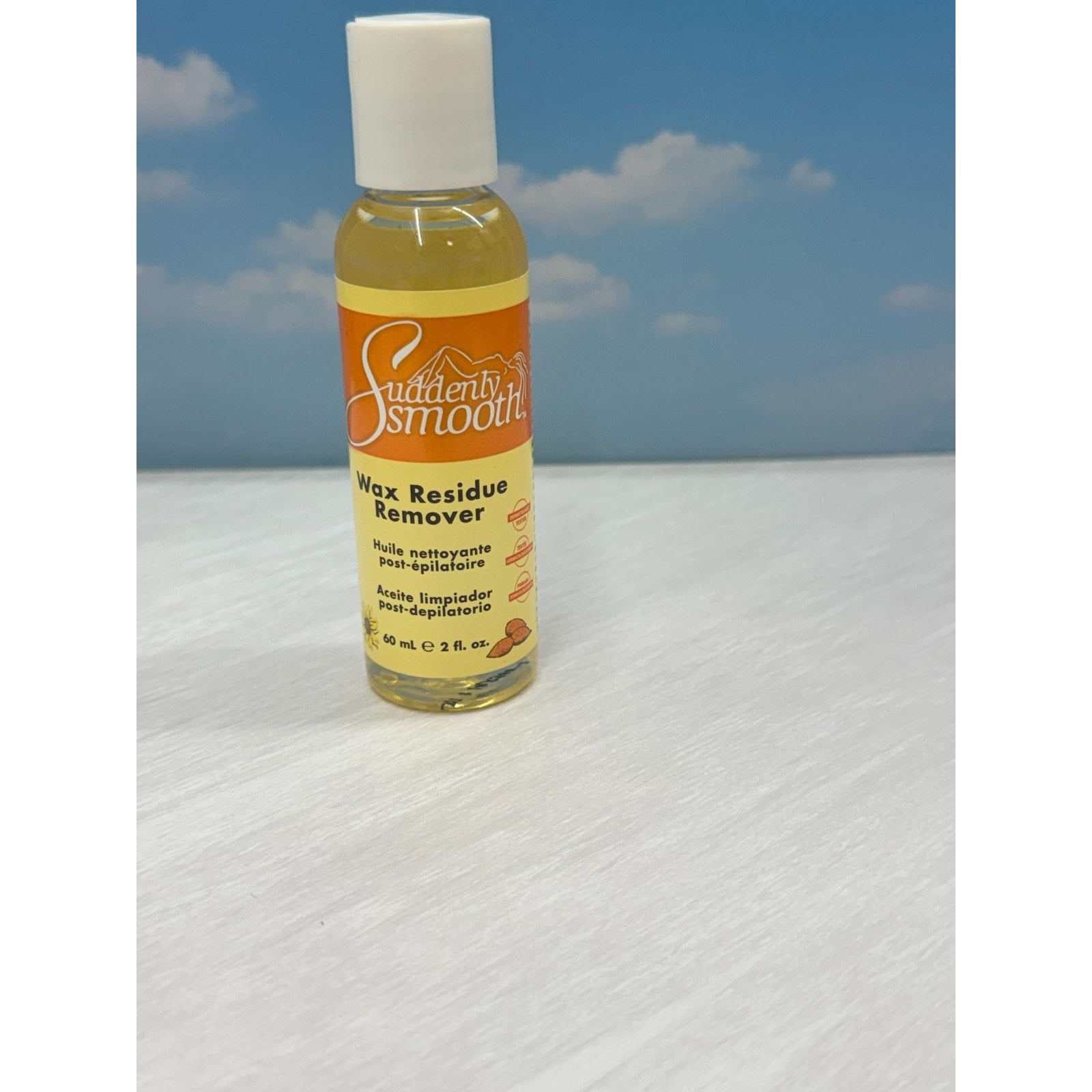 Suddenly Smooth Wax Residue Remover Oil 2 fl oz Post Depilatory Cleanser set 2
