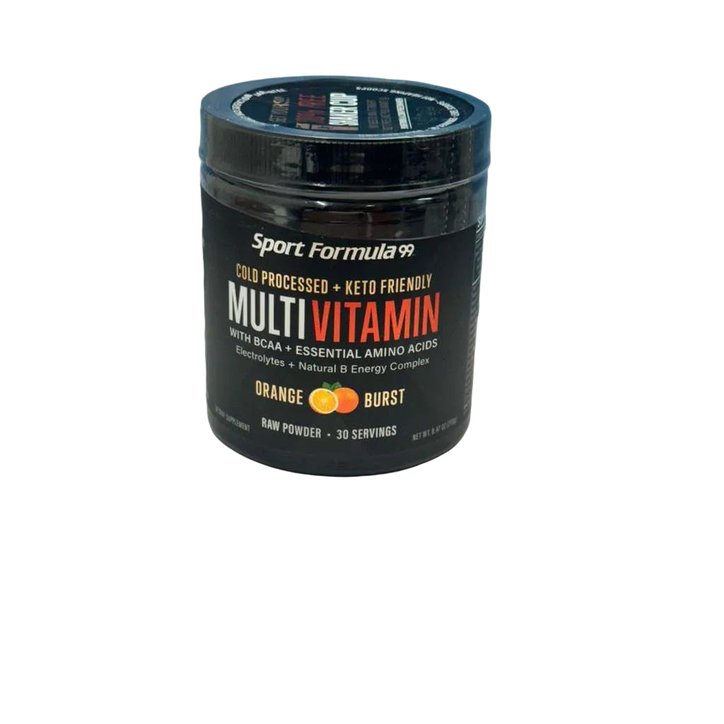 Multivitamin Powder - Drink Mix for Men Women BCAA Amino Acids Natural B Energy