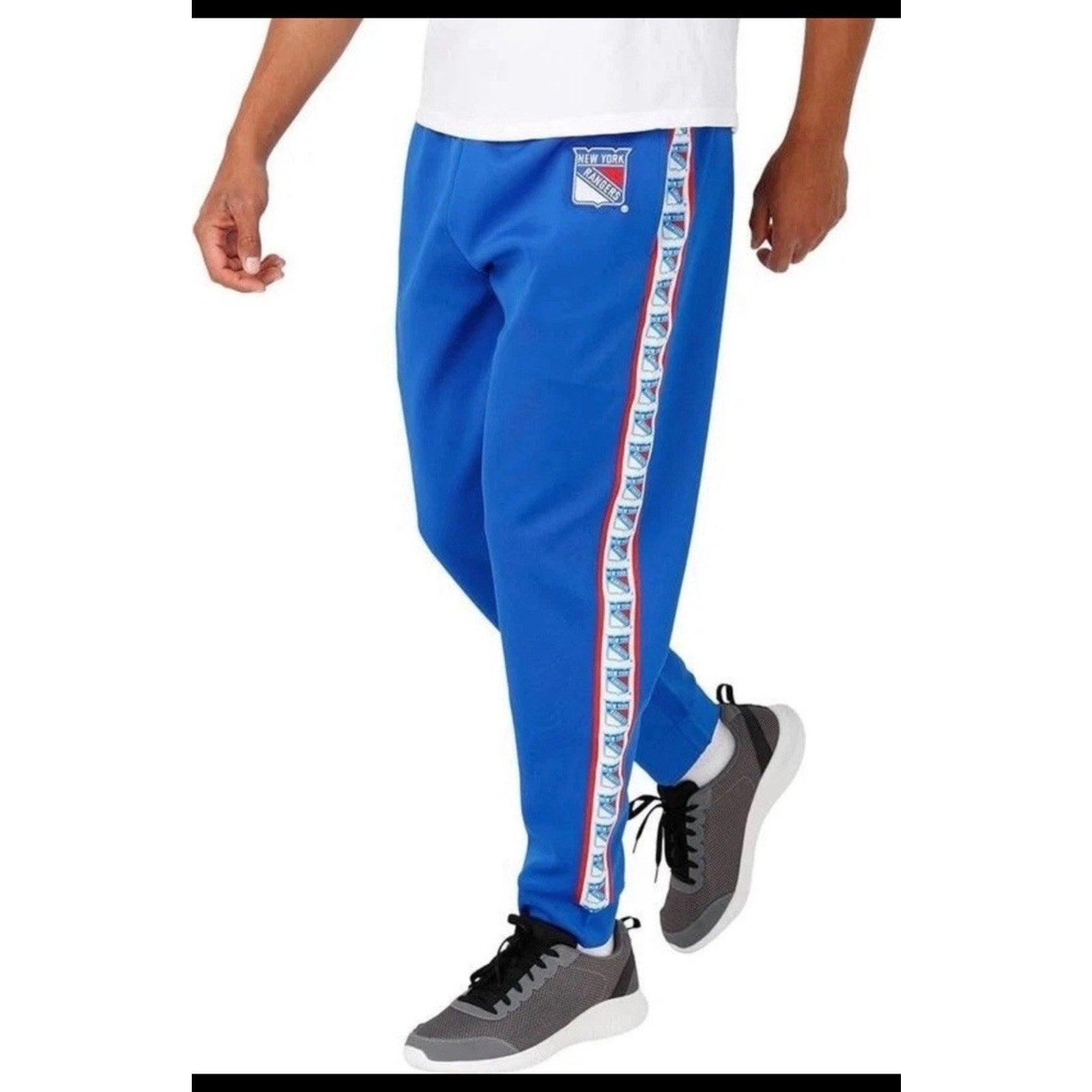 New York Rangers Stripe Logo Jogger Track Pants NWT Men’s Medium FOCO NHL 2XL