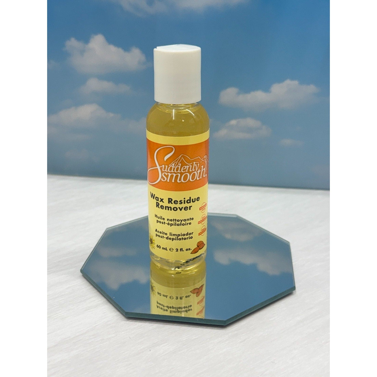 Suddenly Smooth Wax Residue Remover Oil 2 fl oz Post Depilatory Cleanser set 2