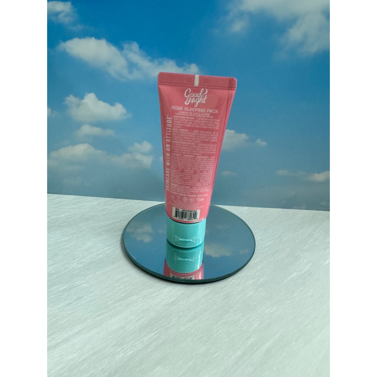 Rude Good Night Rose Sleeping Pack Overnight Mask K-Beauty Hydrating Night Face Mask