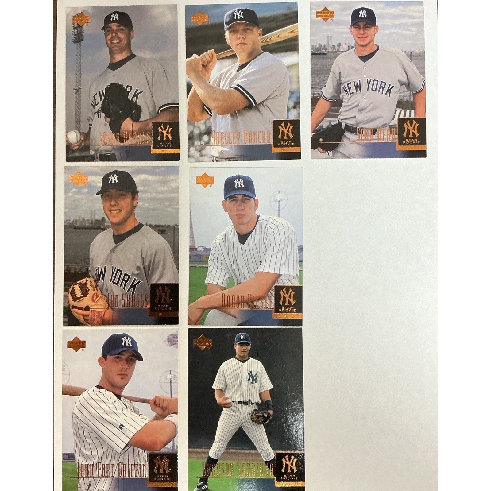 New York Yankees Card Lot 50 Cards Vintage 80s 90s Topps Upper Deck MLB Good Con