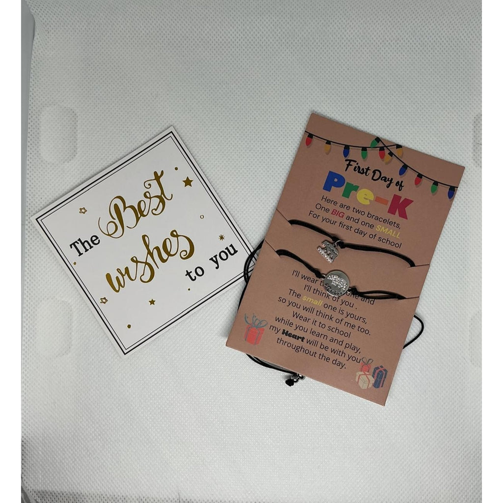 Mother Son Back to School Bracelet Mommy and Me Son First Day of Sch...