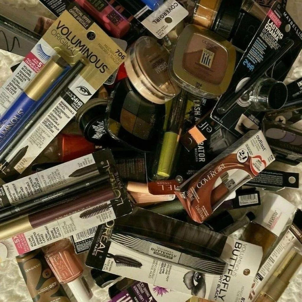 Mixed Makeup Box — 50 Units — Brand New, Sealed Box — L'Oréal, Maybelline, Amuse, Beauty Creations, L.A. Colors