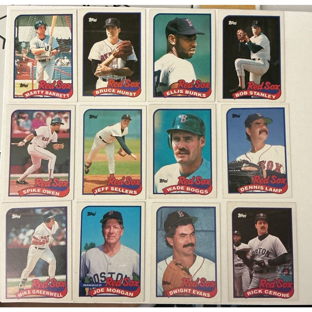 Boston Red Sox huge Lot of 73 Boggs Nomar Garciaparra Pedro Good Condition