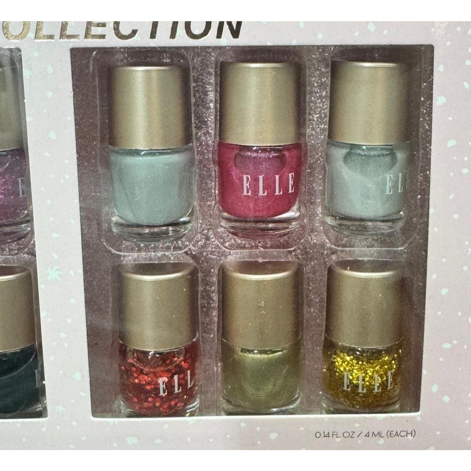 Elle Holiday Paris Nail Polish Collection 24 Pc Gift Set Mini Colors Travel NEW