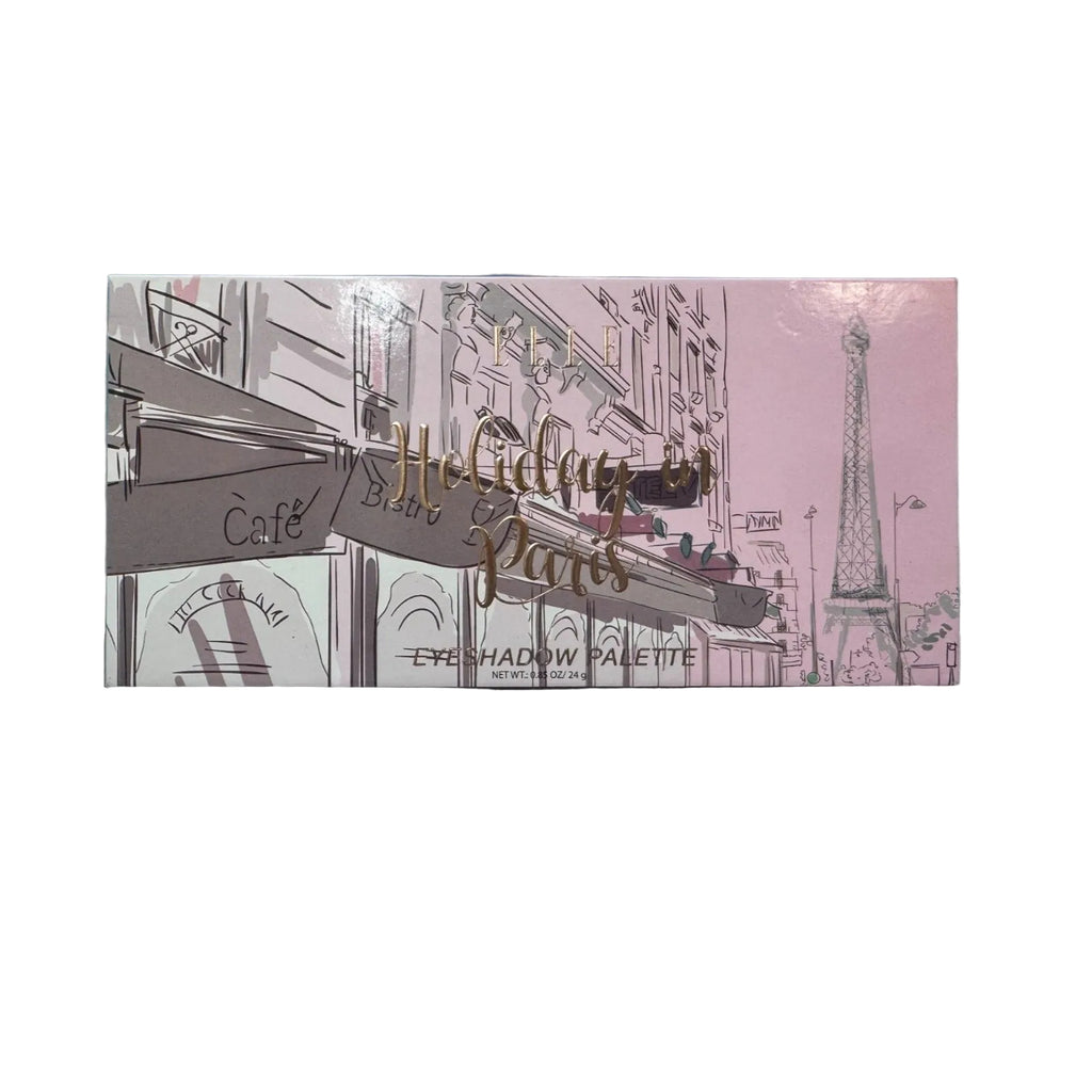 ELLE Holiday In Paris Eyeshadow Palette 24 Color Neutral Shimmer Matte Makeup