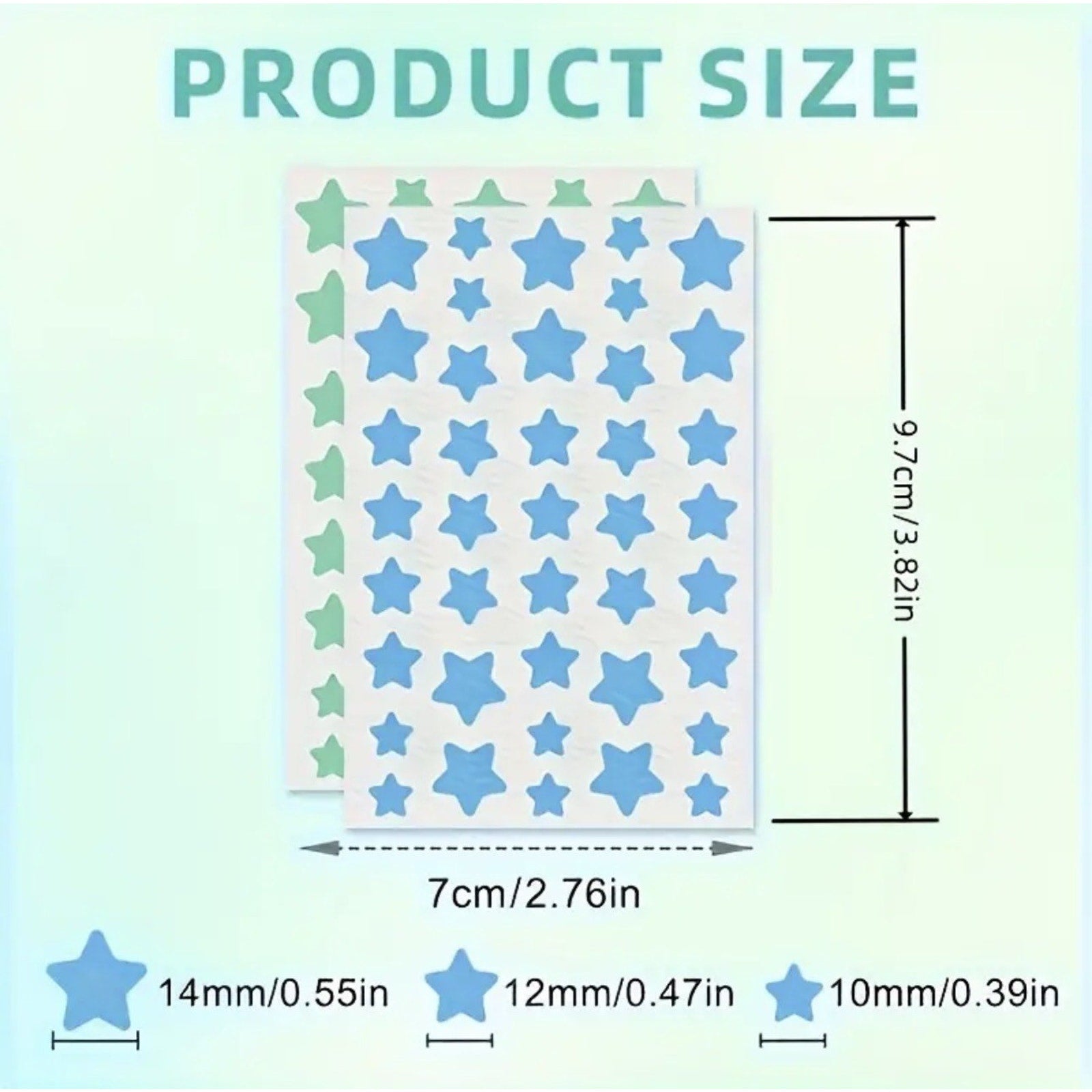 200 Pcs Star Shape Hydrocolloid Pimple Patches Acne Spot Treatment Invisible Zit Stickers