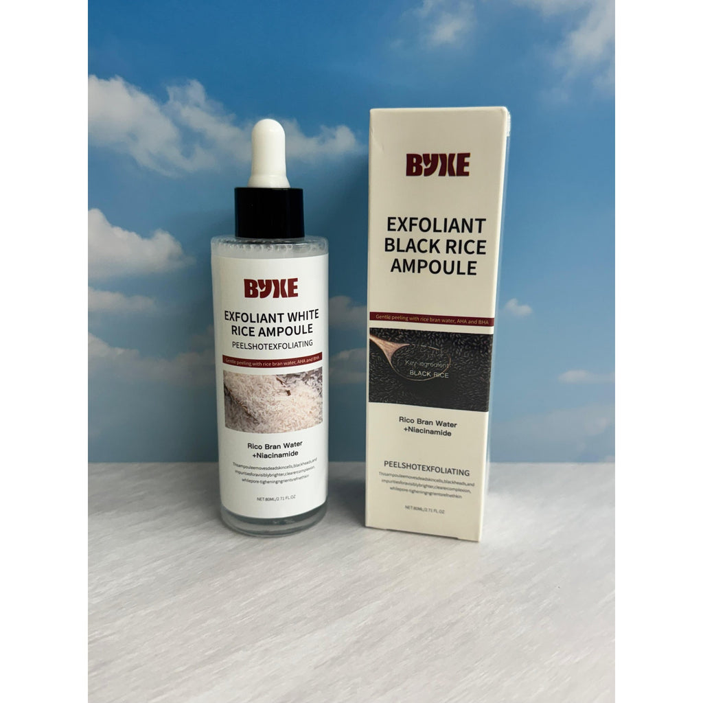 Exfoliant rice ampoule white and black rice, set of 2, 80ml