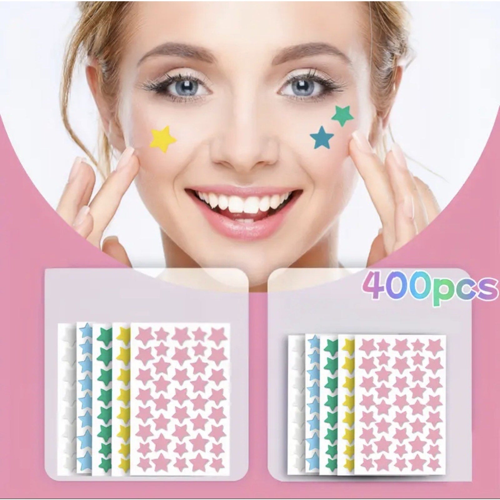 200 Pcs Star Shape Hydrocolloid Pimple Patches Acne Spot Treatment Invisible Zit Stickers
