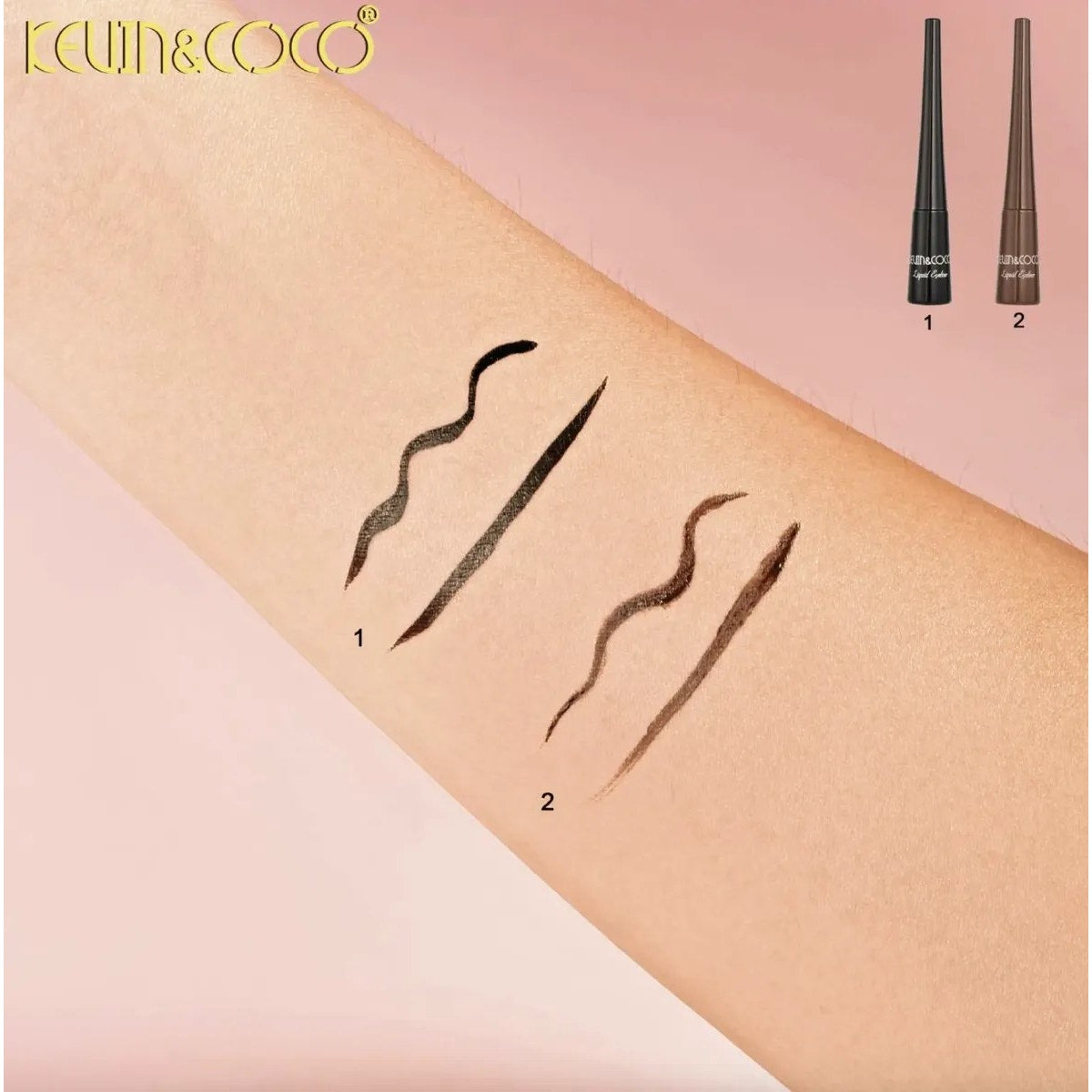 KEVIN & COCO Brown Liquid Eyeliner