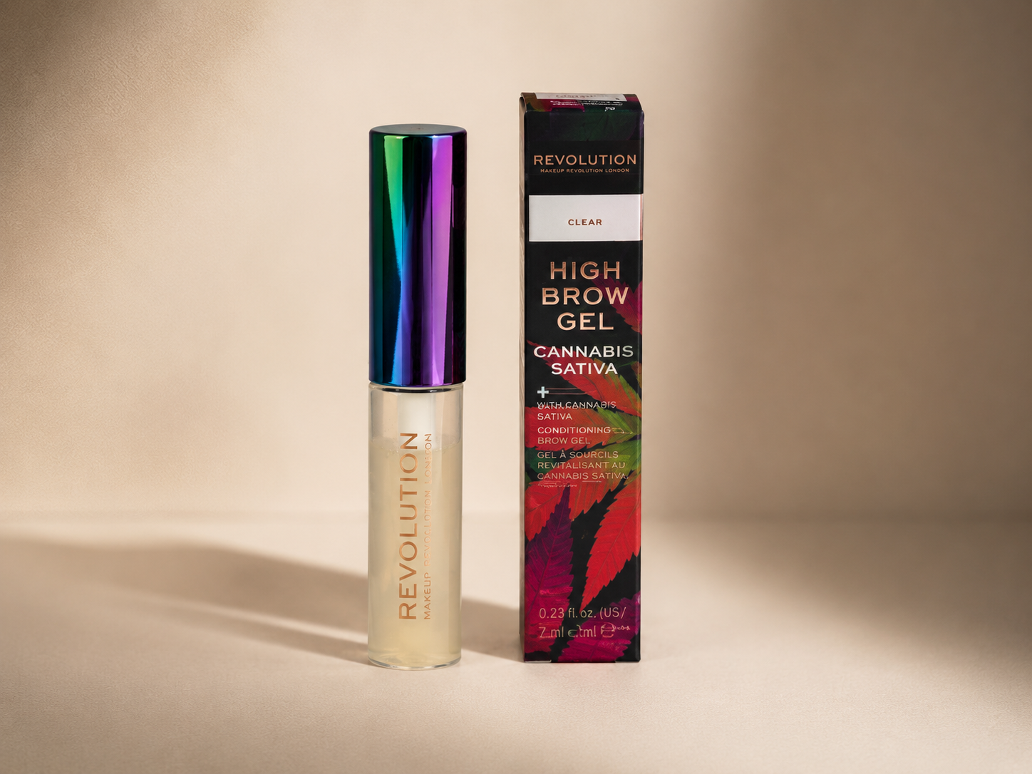 Makeup Revolution ClearMascara With Cannabis Sativa New