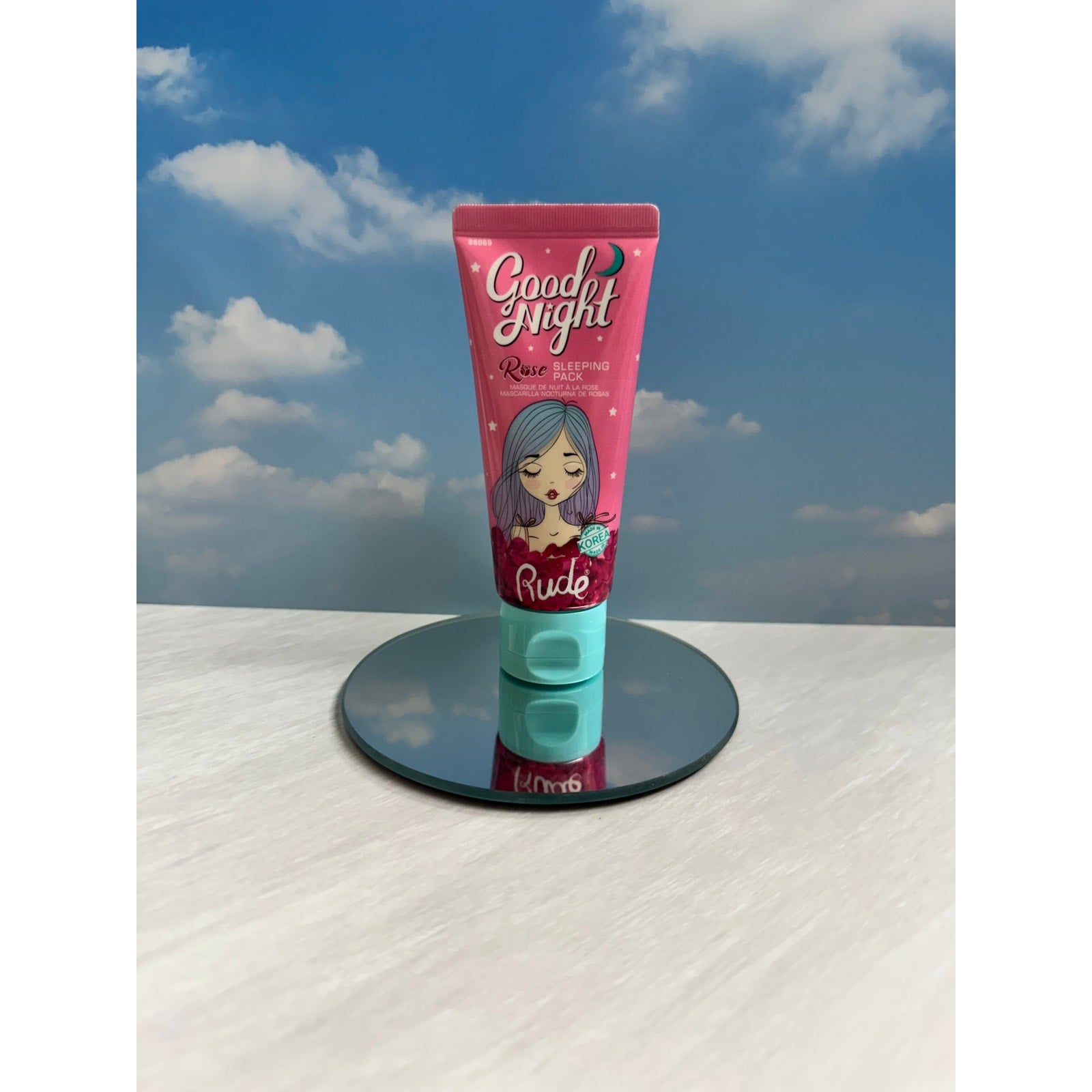 Rude Good Night Rose Sleeping Pack Overnight Mask K-Beauty Hydrating Night Face Mask