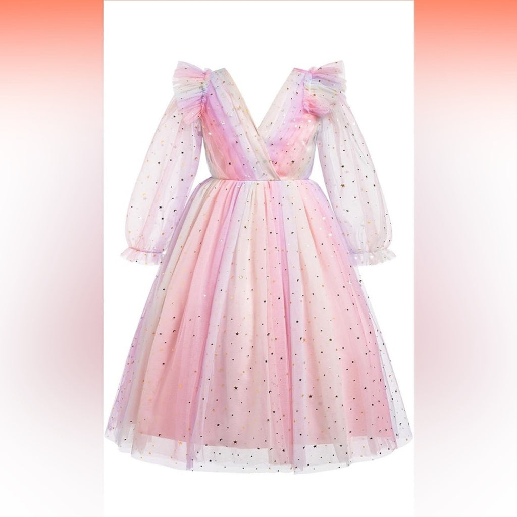 Pink and Purple Kids Dress 12 years