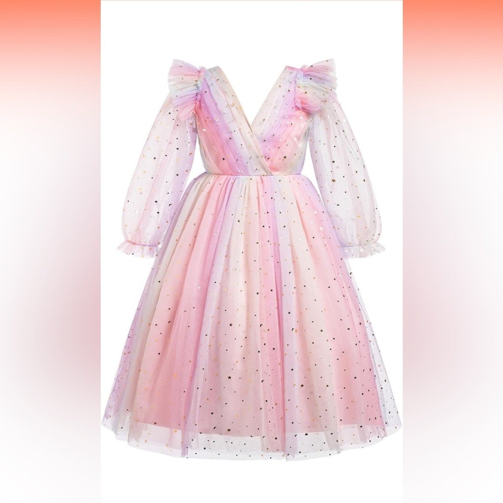 Pink and Purple Kids Dress 12 years