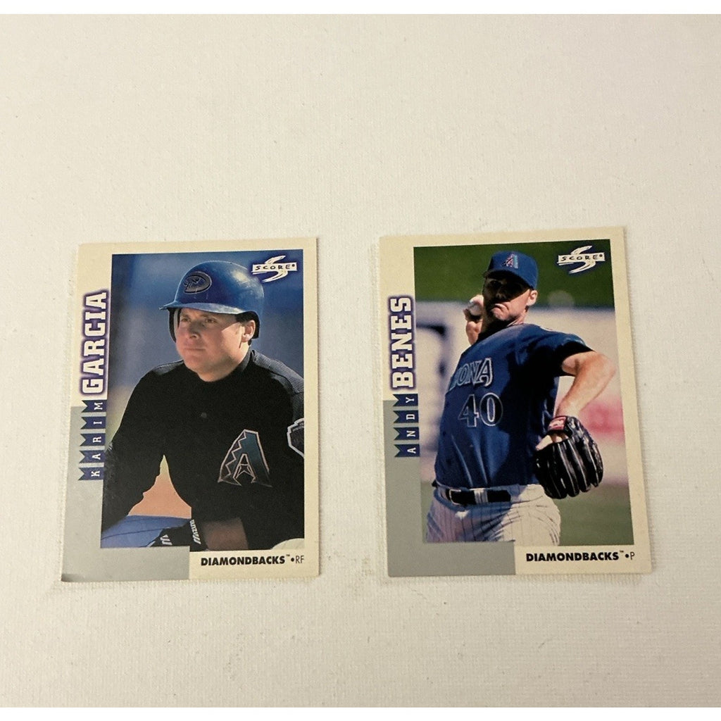Arizona Diamondbacks Card Lot (21) Rookies Inserts Gonzalez Finley Williams