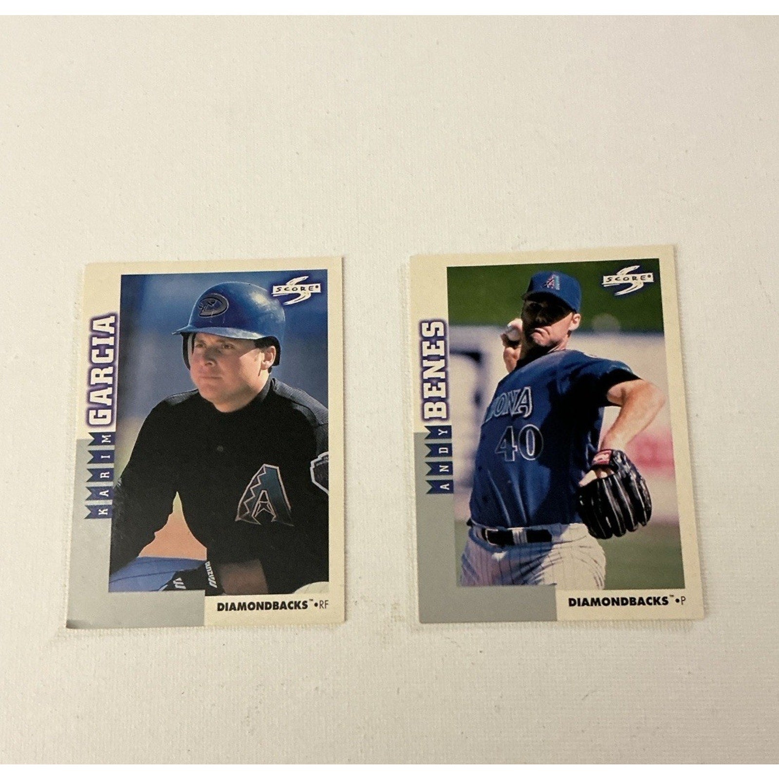 Arizona Diamondbacks Card Lot (21) Rookies Inserts Gonzalez Finley Williams