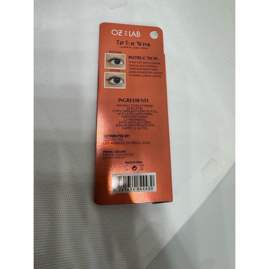 OZ LAB - Tip The Wink Eyeliner Pen Black New & Sealed 24h Lower Lash Pen