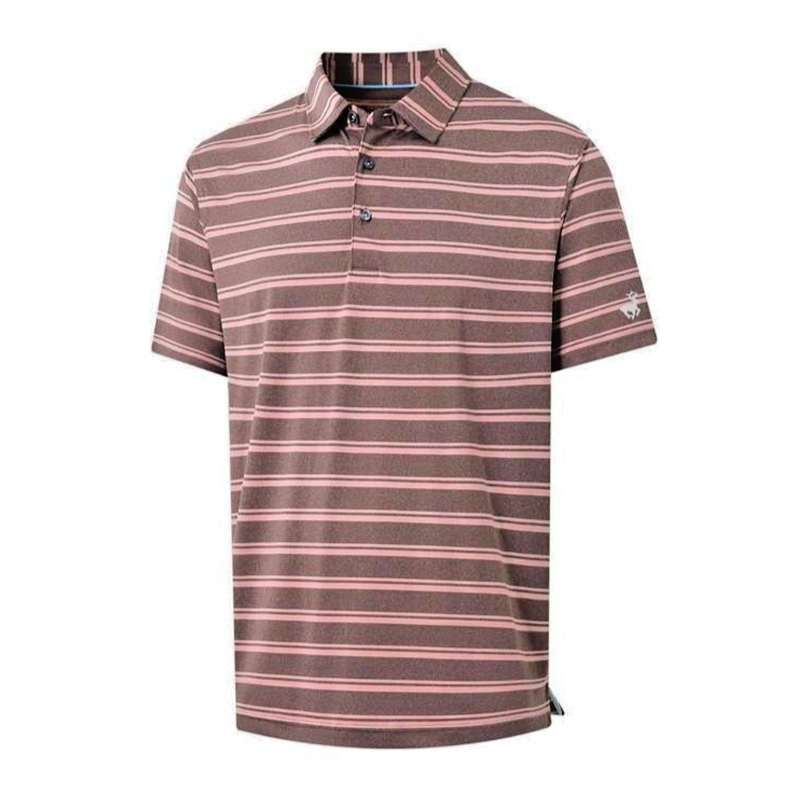 Michel Rouen Performance Polo, Red & White Golf Polo Shirt, Men's Size M, NWOT