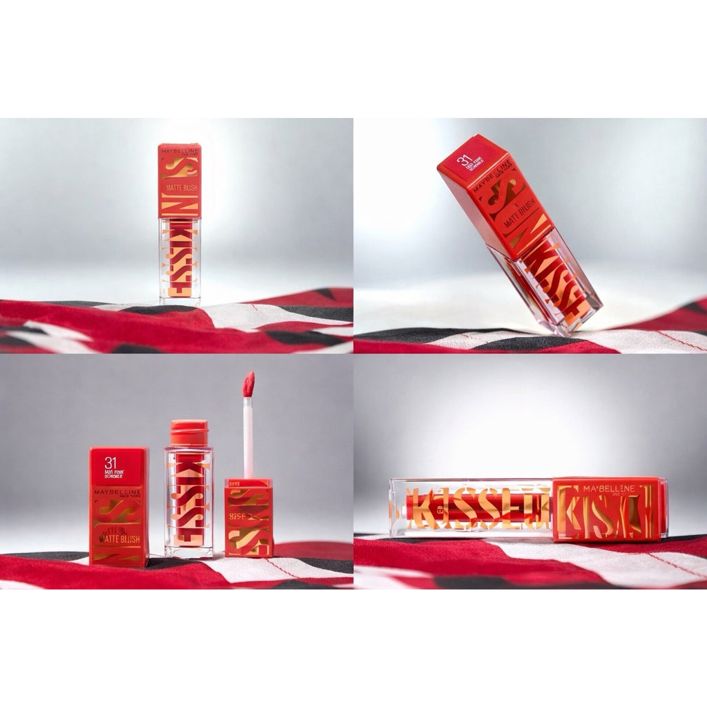 Maybelline Sun Kisser Matte Blush #31 HOT PINK SUMMER 4.7ml 36 SPICY RED