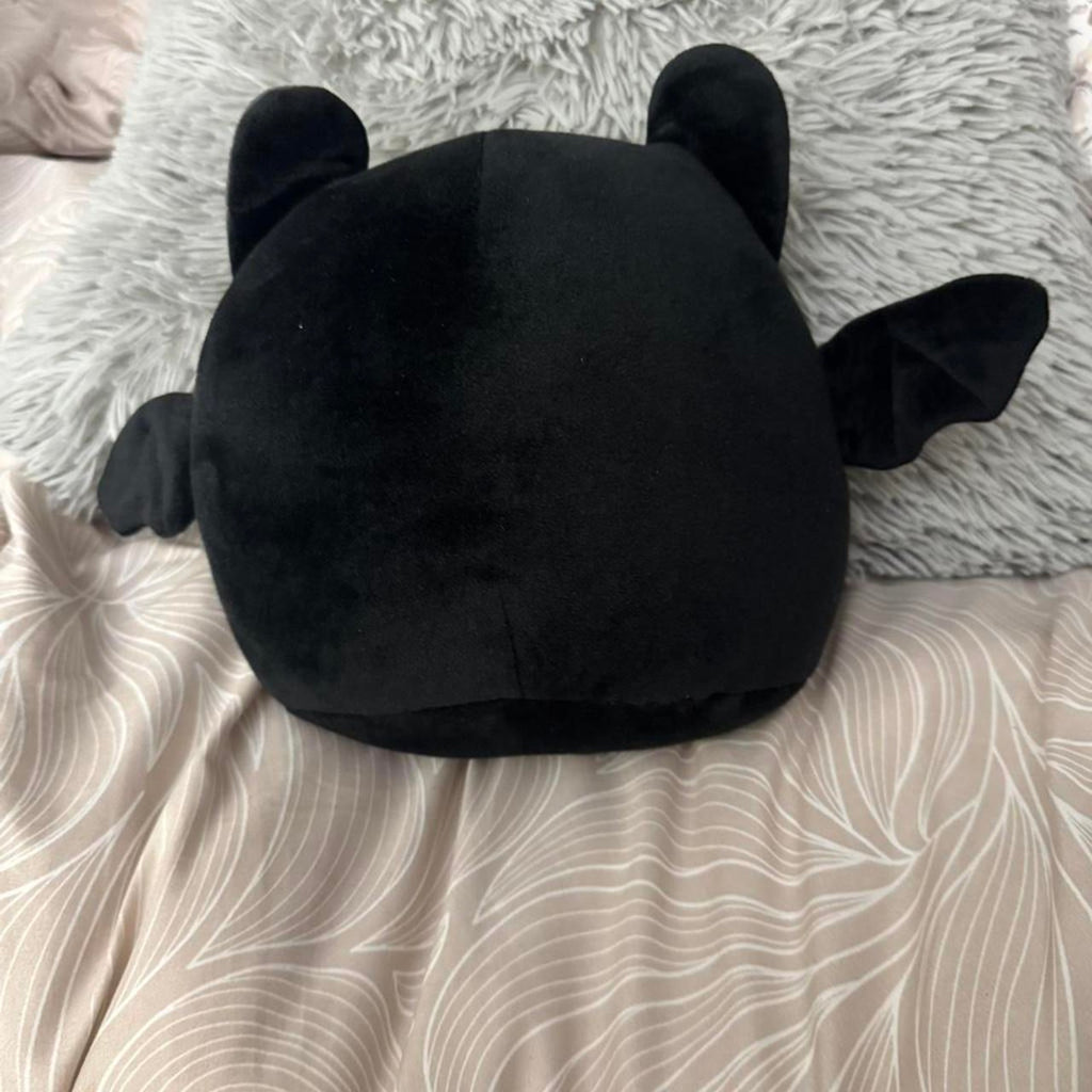 Black vampire plushie pillow goth