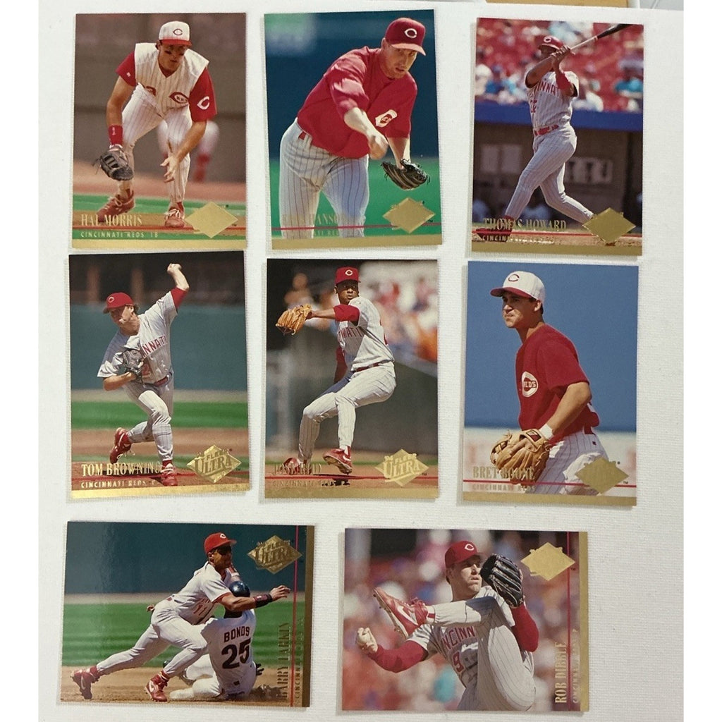 Great lot of Cincinnati Reds baseball cards Lot Of 62 Cards Good Condition