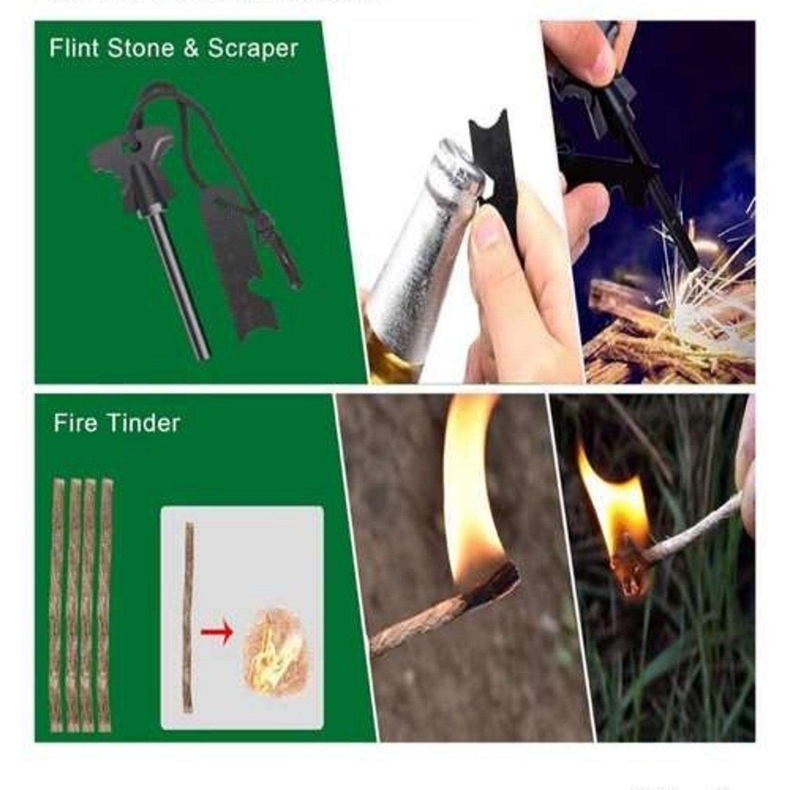 35-in-1 Survival Kit Emergency First Aid Camping Hiking Gear