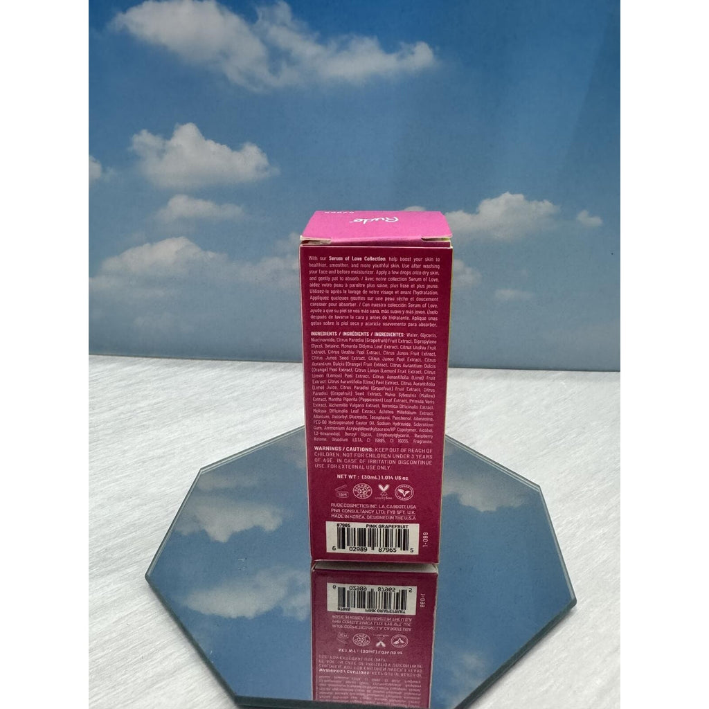Rude Serum Of Love Pink Grapefruit Vitamin C Brightening Repairing Serum 30ml