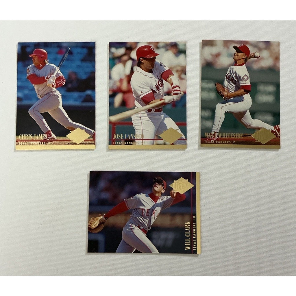 Texas Rangers Lot 48 Baseball Cards Ivan Rodriguez Juan Gonzalez Canseco