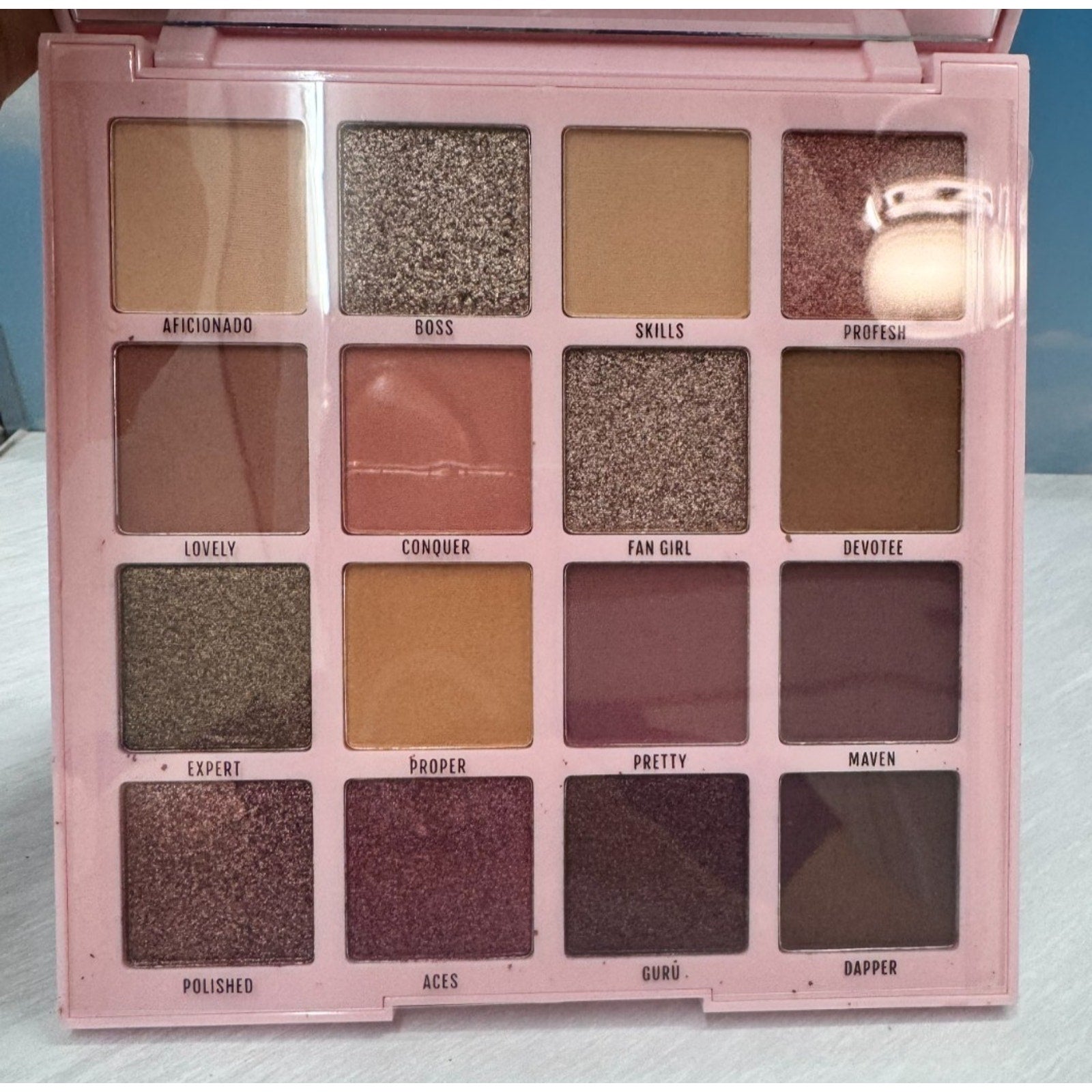 L.A. Girl Pro Mastery Eyeshadow Palette 16 Color Neutral Glam Makeup Palette