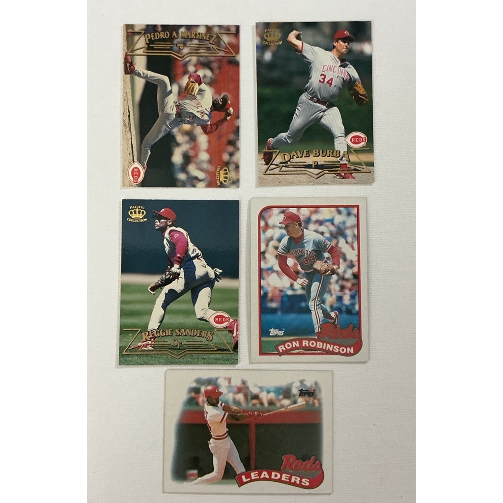 Great lot of Cincinnati Reds baseball cards Lot Of 62 Cards Good Condition