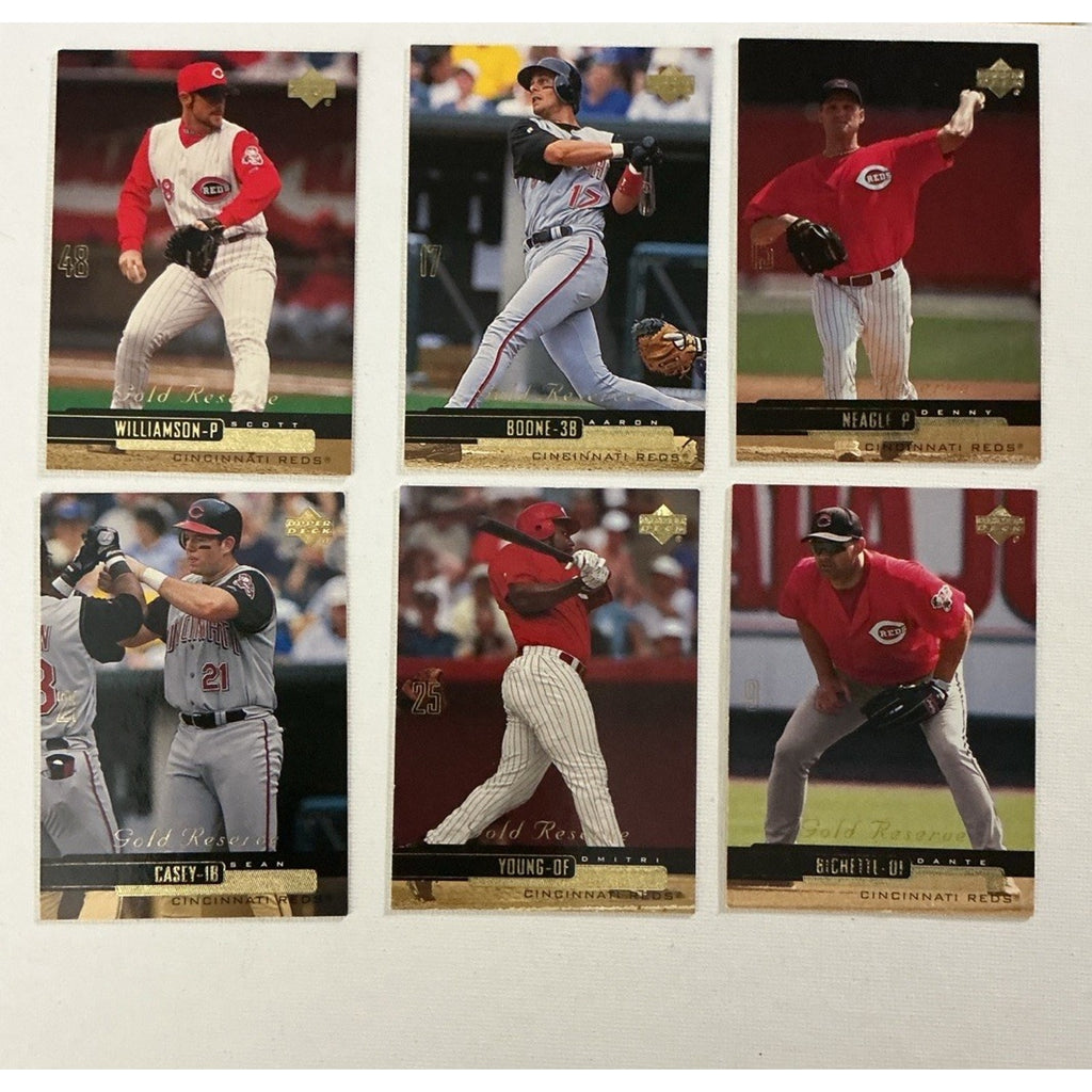 Great lot of Cincinnati Reds baseball cards Lot Of 62 Cards Good Condition