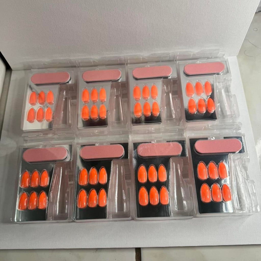 Press On Nails Kit Lot w/ Nail Art, Tools & Color Secrets Polish Bundle New