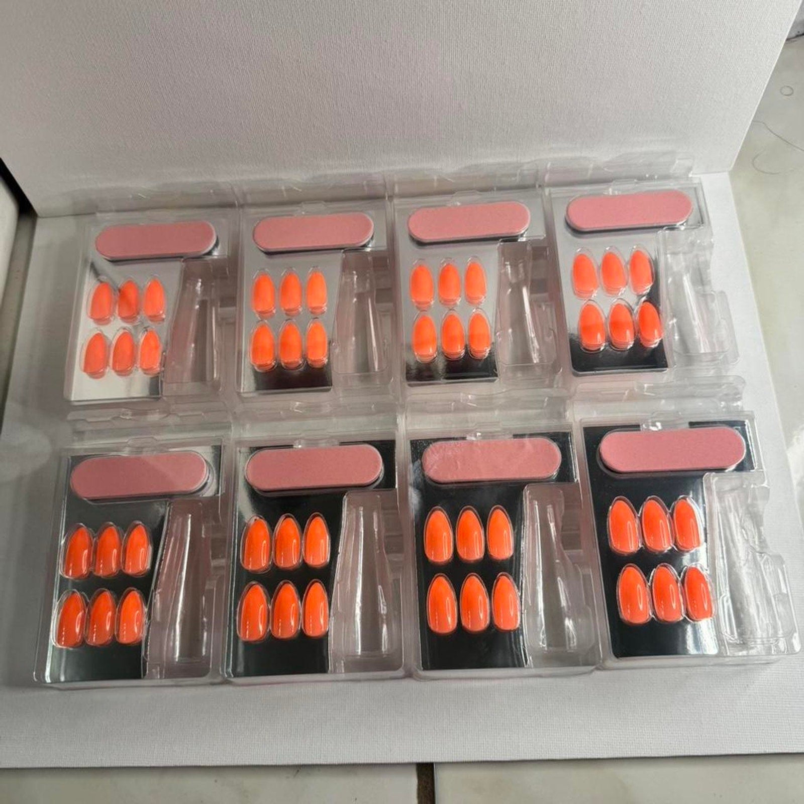 Press On Nails Kit Lot w/ Nail Art, Tools & Color Secrets Polish Bundle New