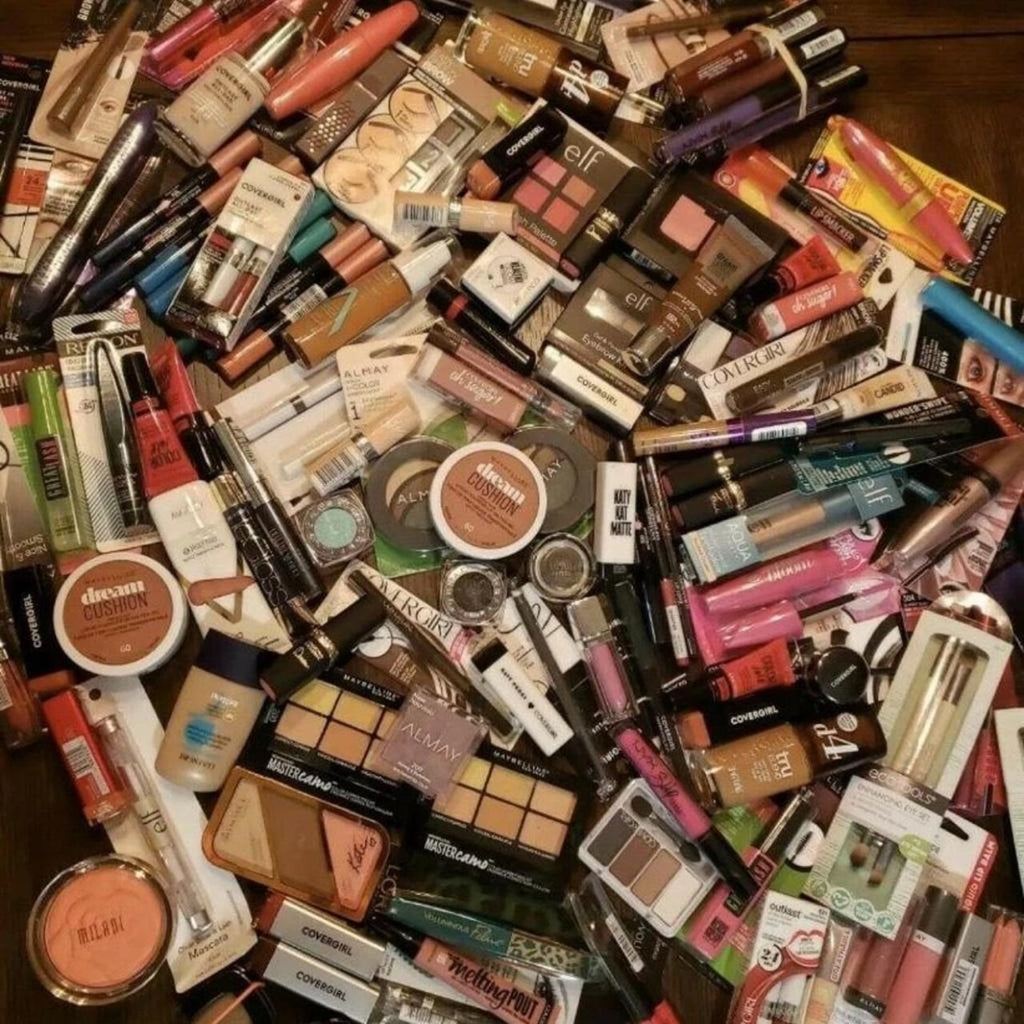 Mixed Makeup Box — 50 Units — Brand New, Sealed Box — L'Oréal, Maybelline, Amuse, Beauty Creations, L.A. Colors