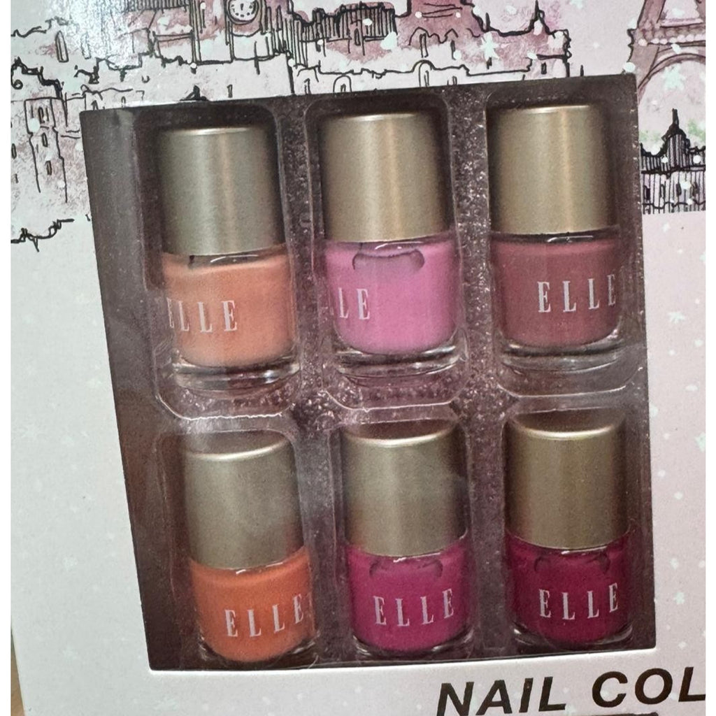 Elle Holiday Paris Nail Polish Collection 24 Pc Gift Set Mini Colors Travel NEW
