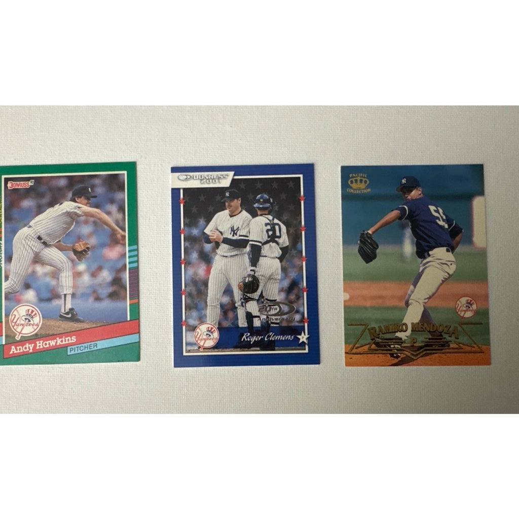 New York Yankees Baseball Card Lot Derek Jeter Bernie Williams Rivera Mixted 22