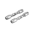 2x Hydraulic Hose Repair Kits - 3/8 ID 2-Wire Hose Reusable Field Repair Fitting