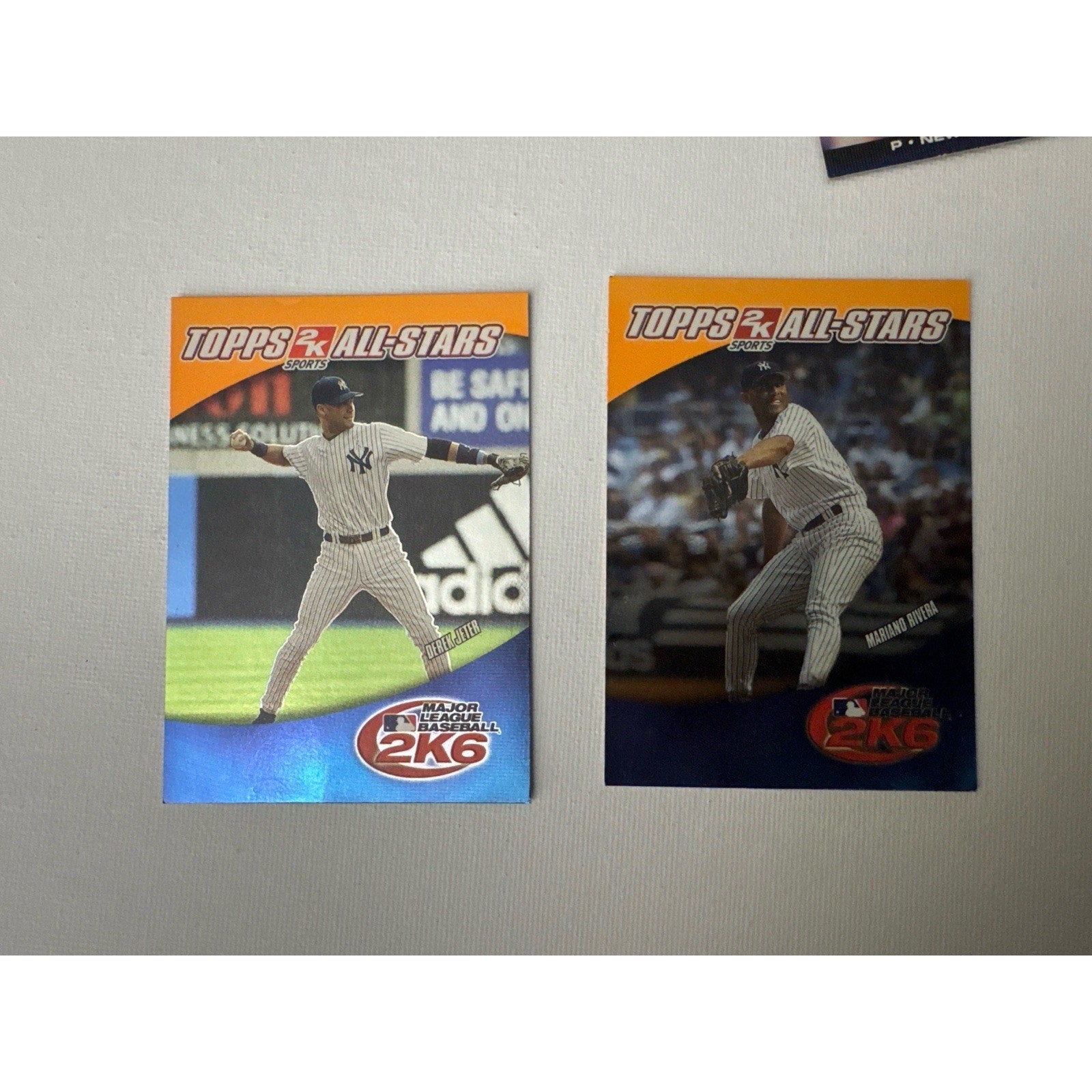 New York Yankees Baseball Card Lot Derek Jeter Bernie Williams Rivera Mixted 22