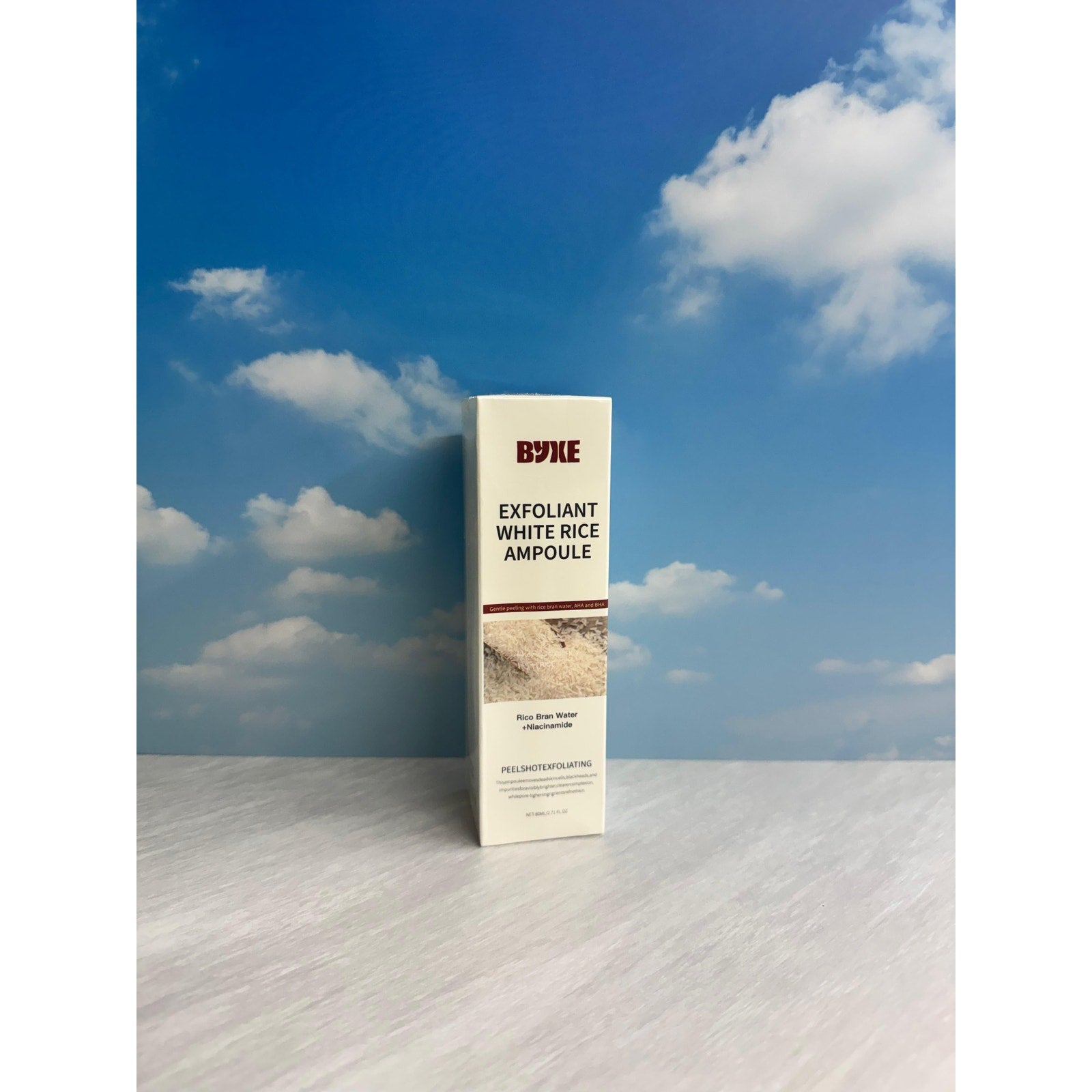Exfoliant rice ampoule white and black rice, set of 2, 80ml