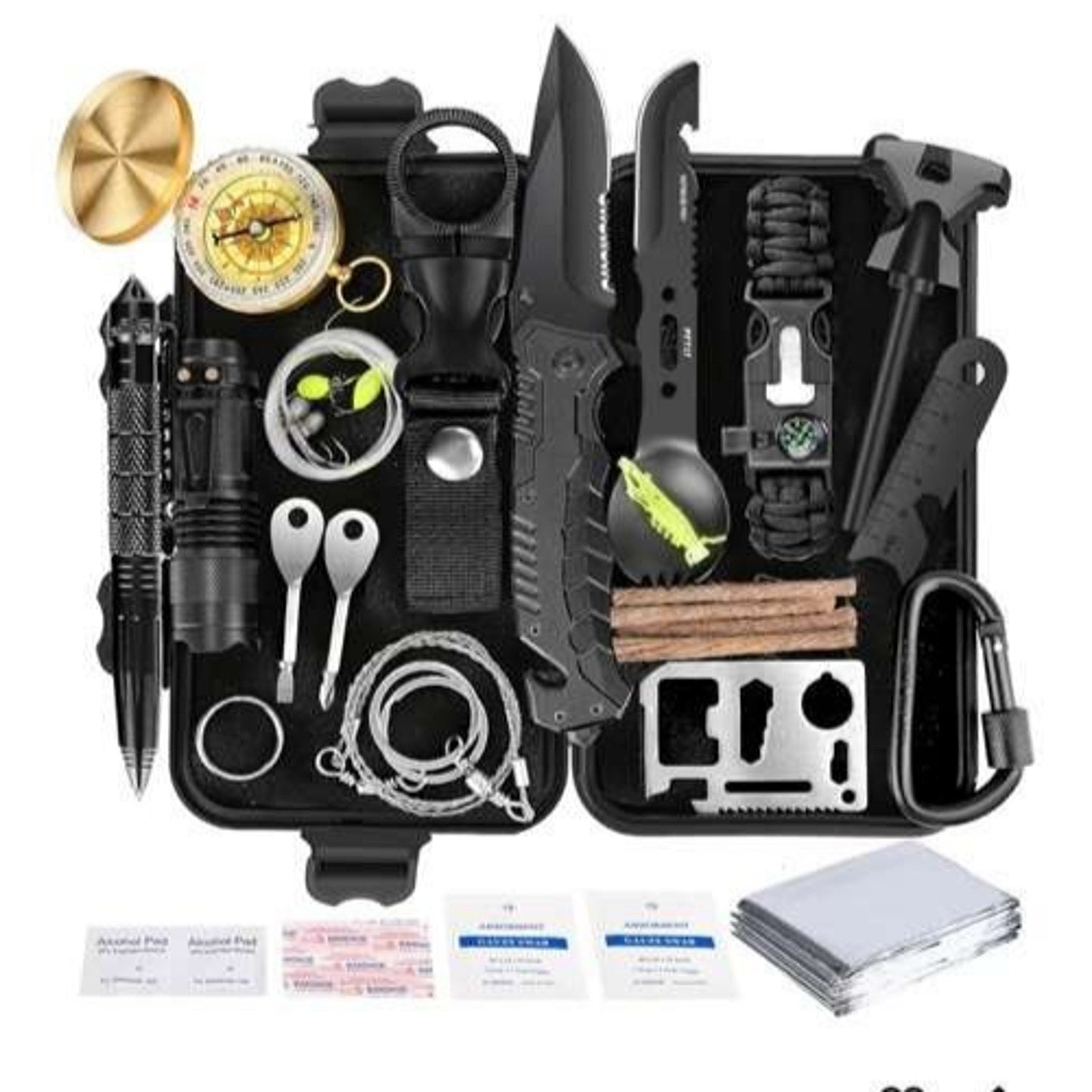 35-in-1 Survival Kit Emergency First Aid Camping Hiking Gear