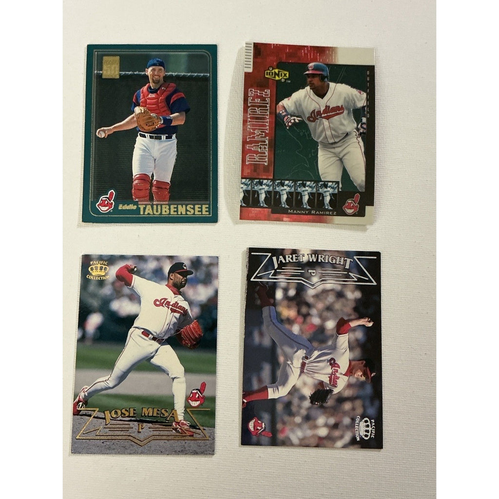 Indians Baseball Card Lot Manny Ramirez Thome Alomar Lofton Vizquel 73 Cards Goo