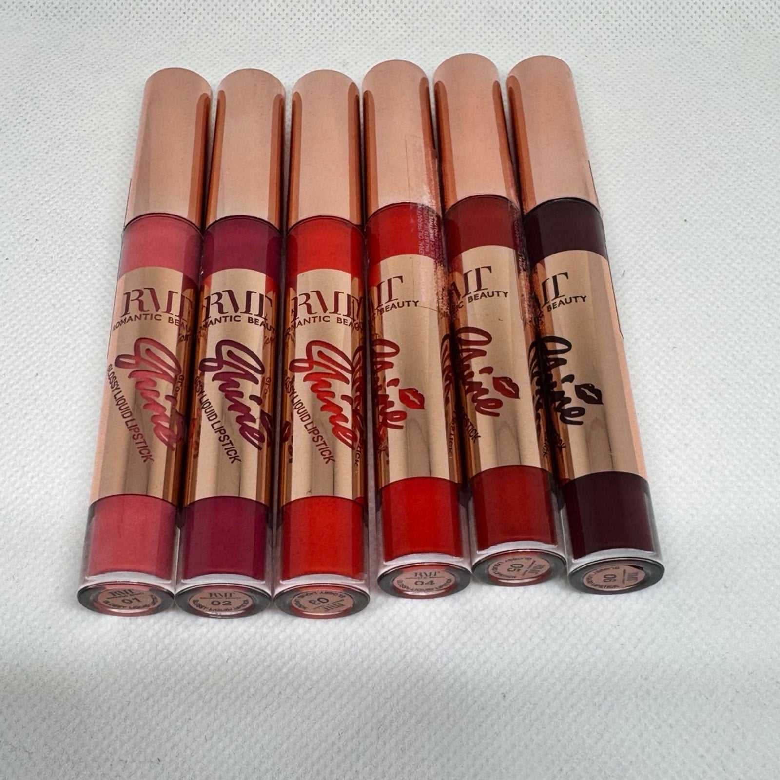 6pcs Matte Lipstick Set Waterproof Long Lasting Make Up Lipstick RMT